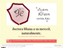 Tablet Screenshot of doctoralilianacosmetics.com
